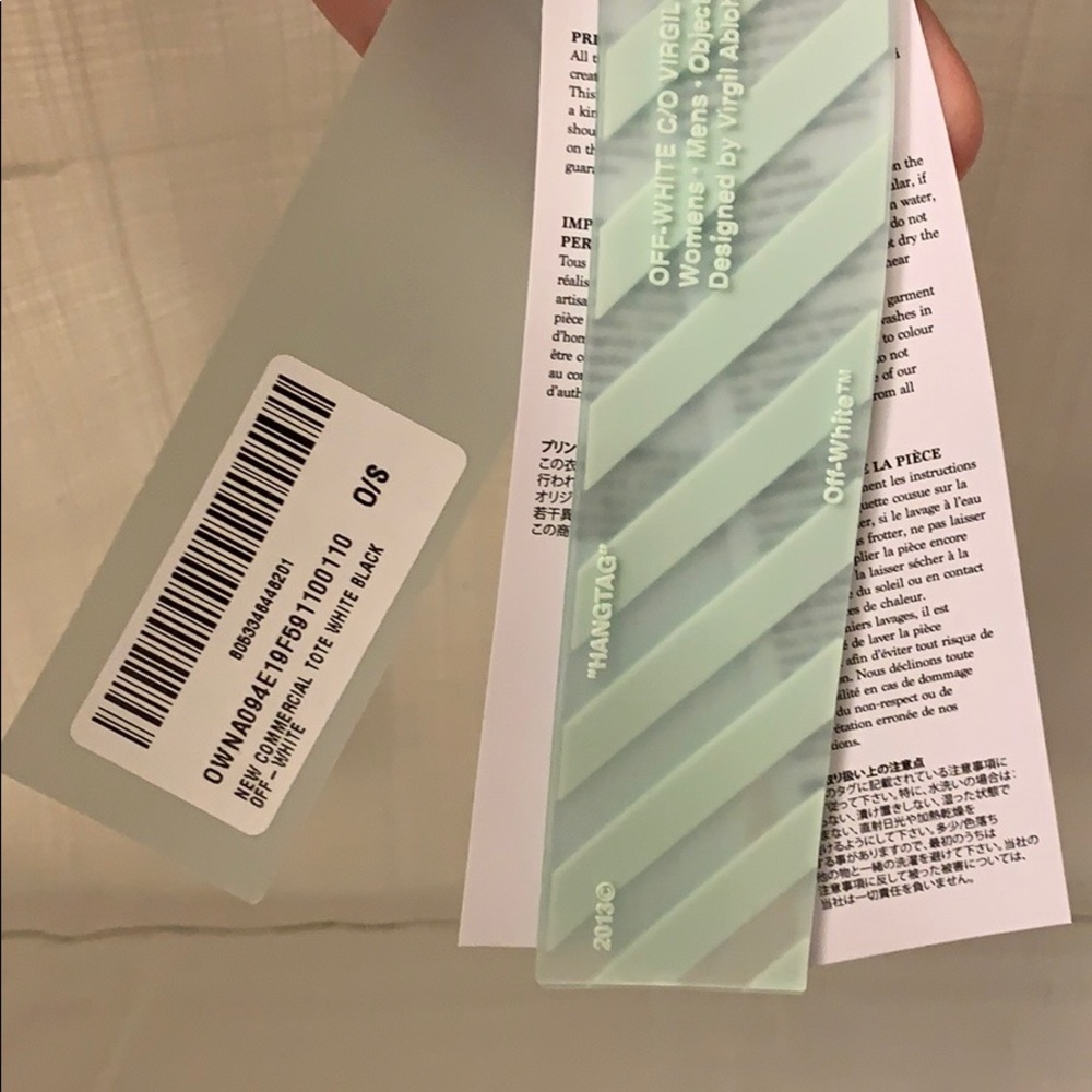 NWT Off-White Commercial Tote - Picture 7 of 8